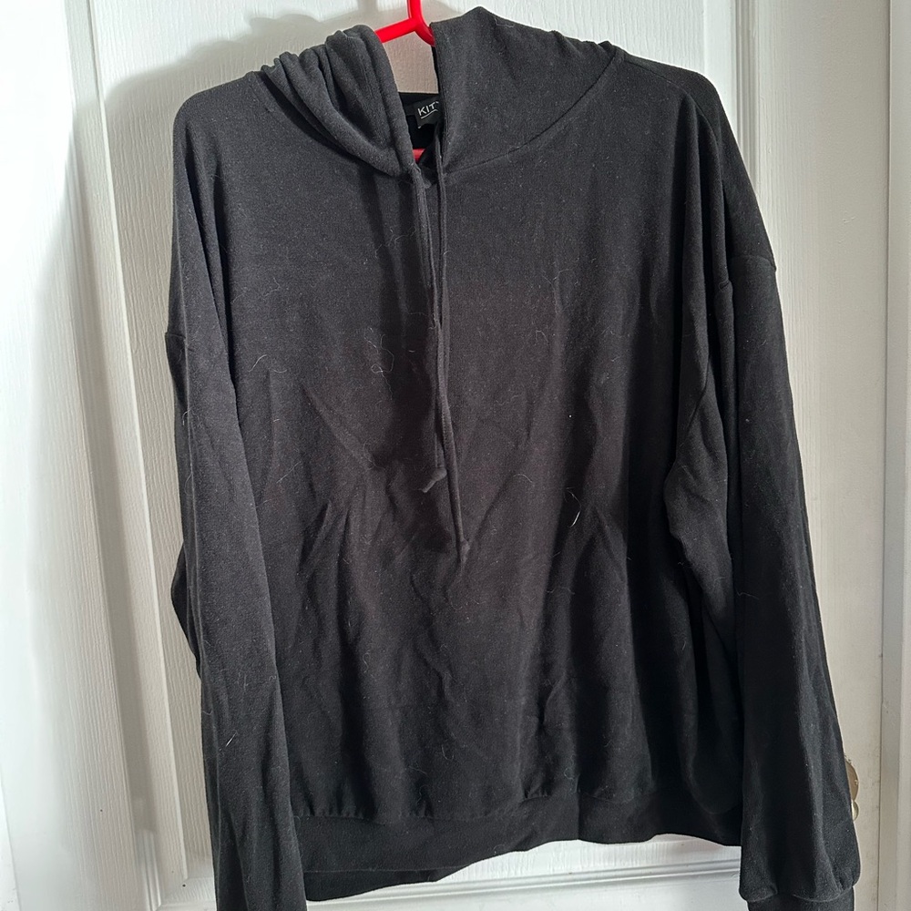 Kittenish Charcoal Hoodie